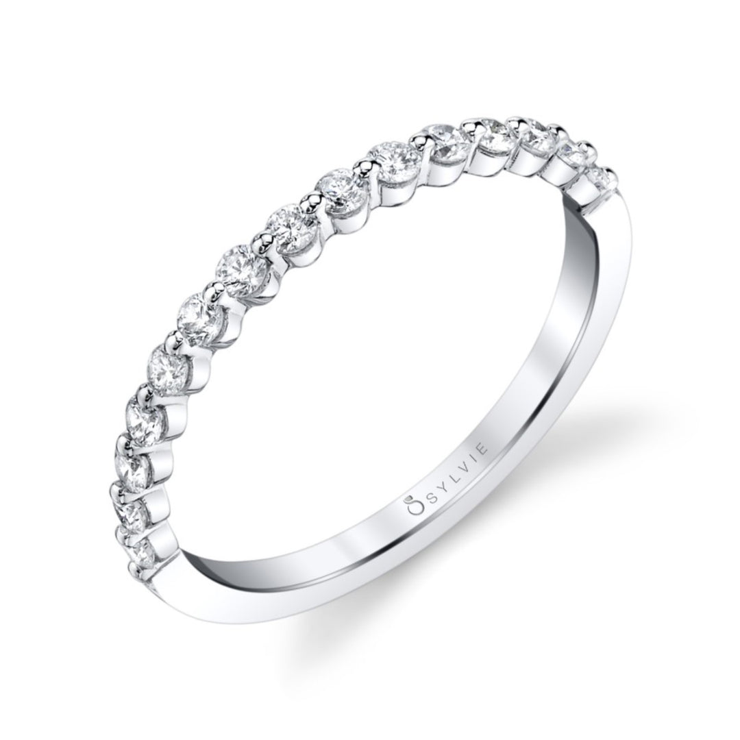14K White Gold 0.30ct Diamond Single Prong Ring