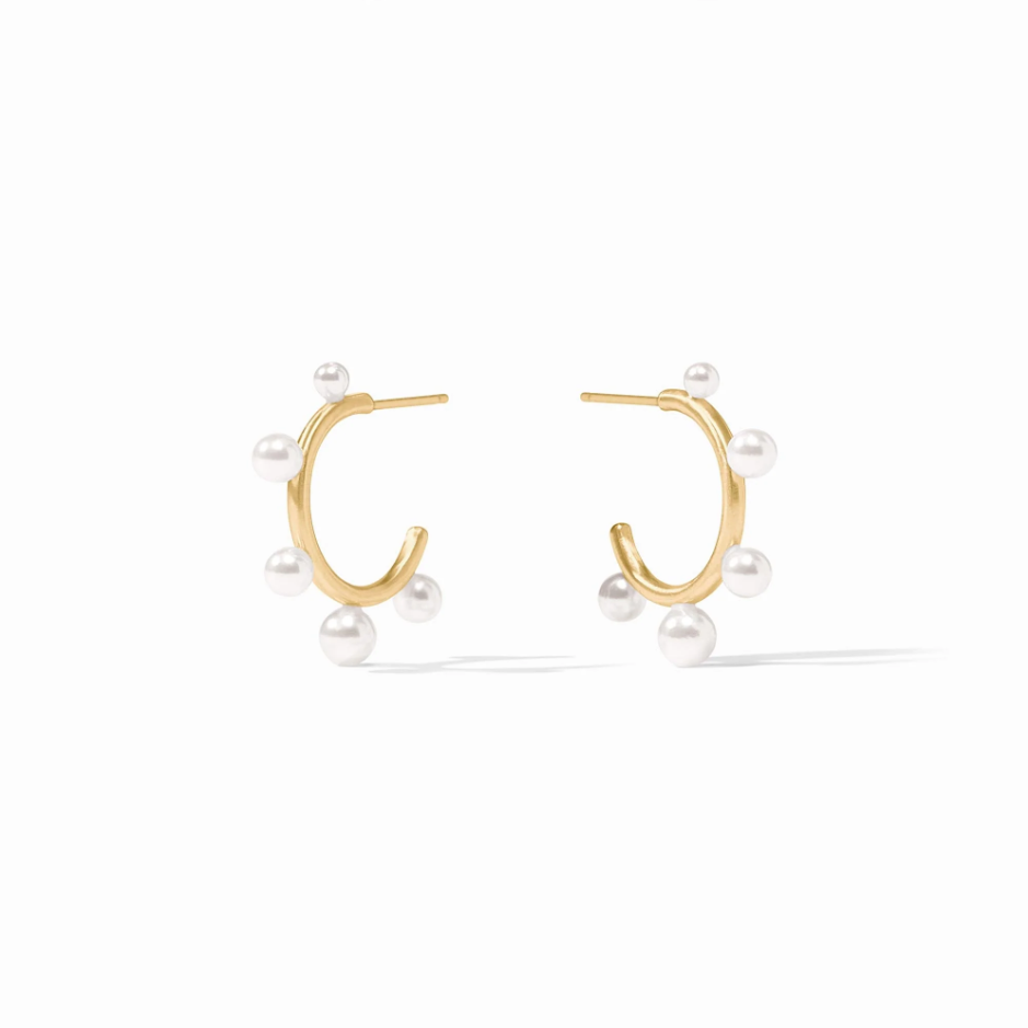 Small Hydra Pearl Hoop