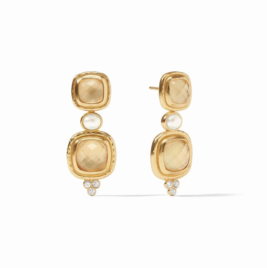 Champagne Tudor Statement Earring