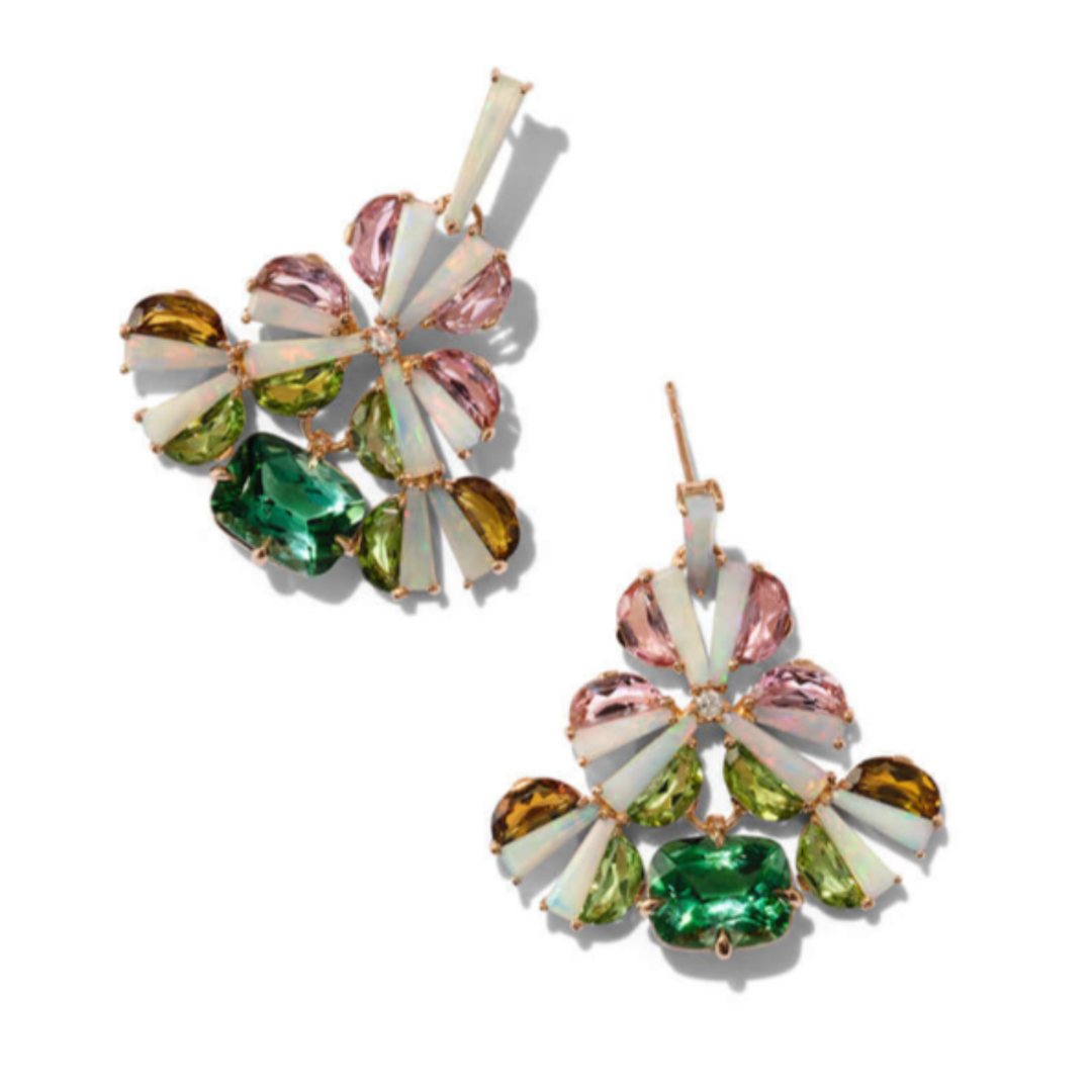 20K Rose Gold Empire Earrings
