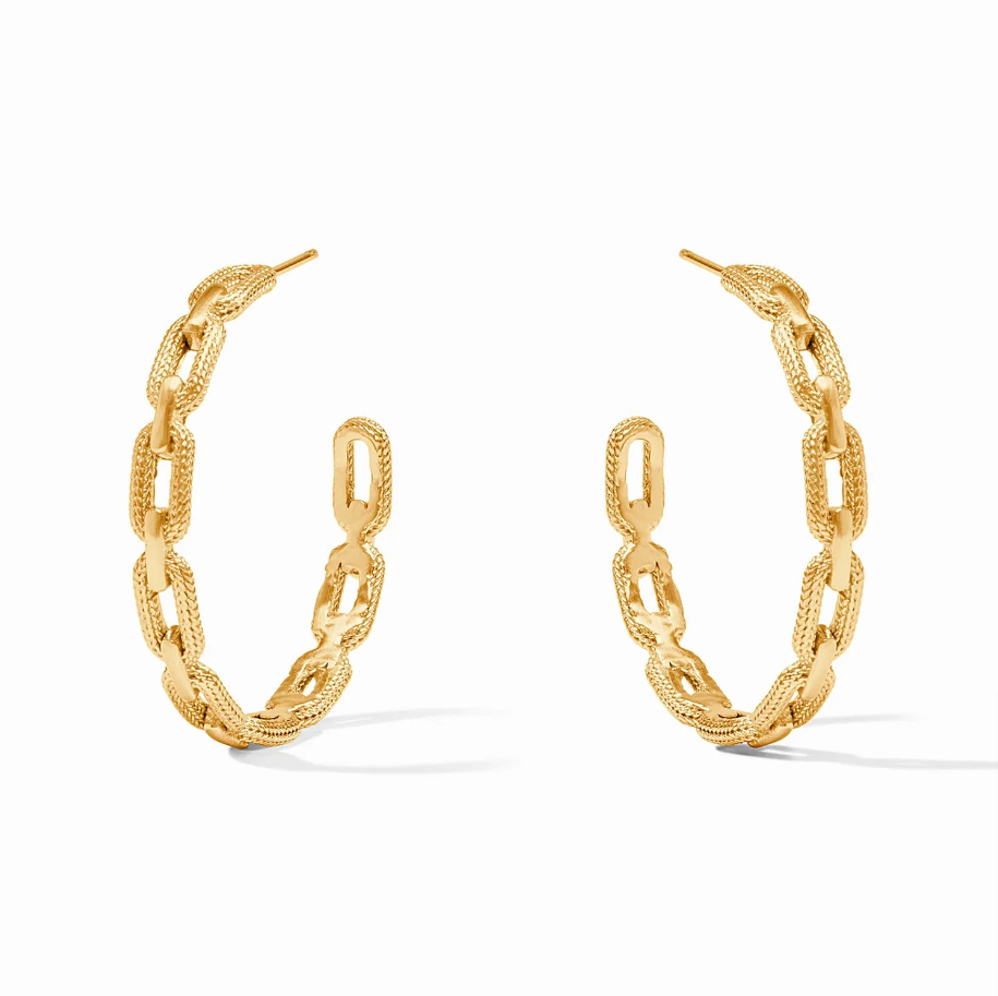 Large Cheval Paperclip Hoop