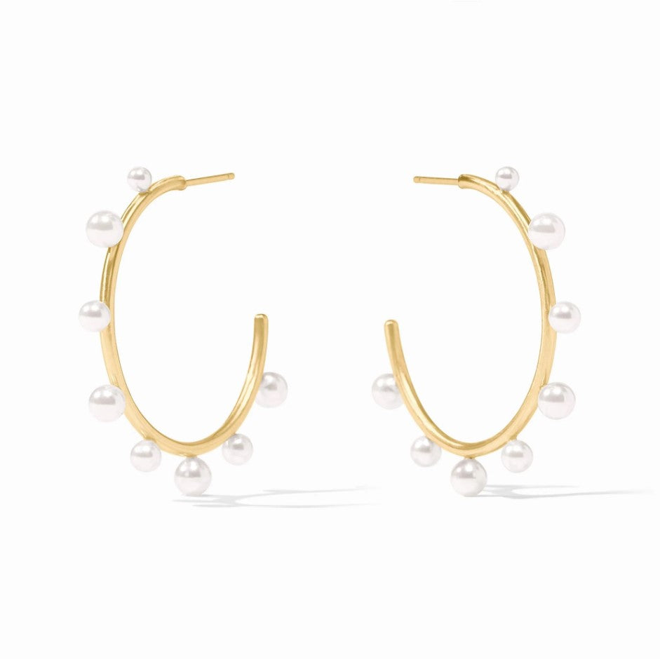 Large Pearl Hydra Hoop