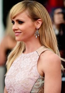 Christina Ricci wearing Fred Leighton Earrings at the SAG Awards