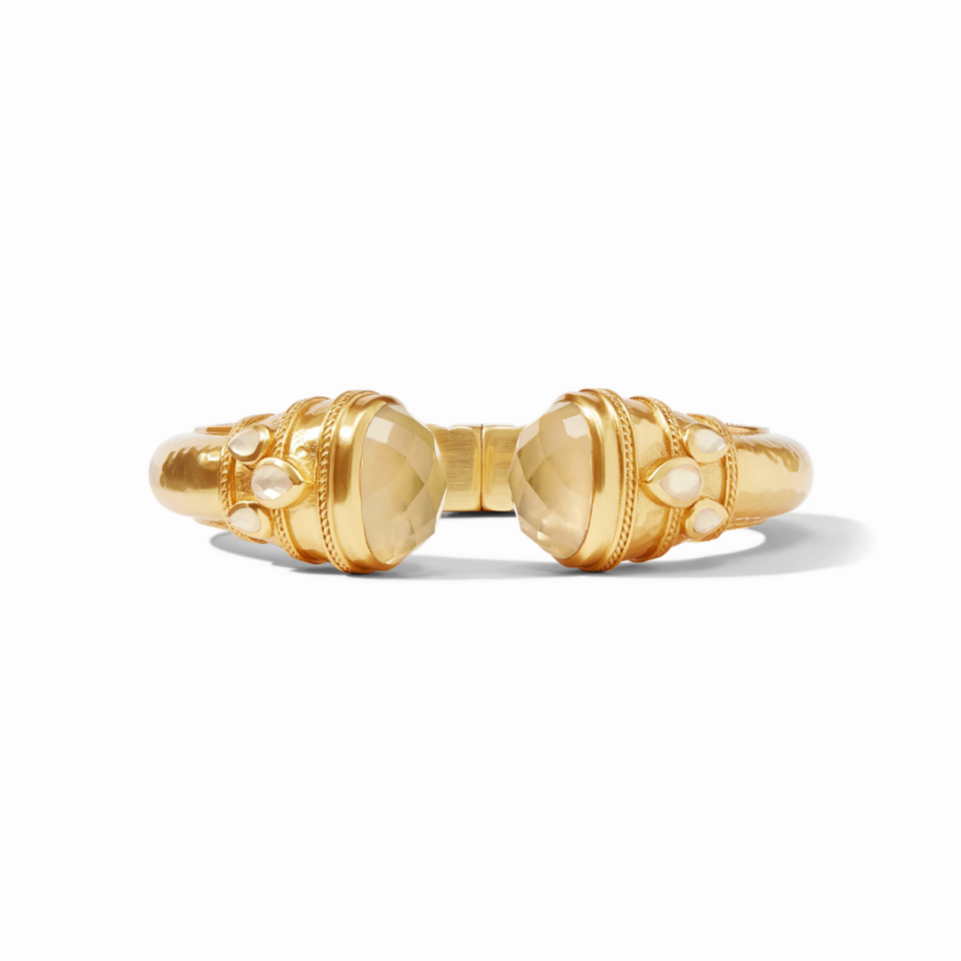 Cannes Cuff With Iridescent Champagne Stones