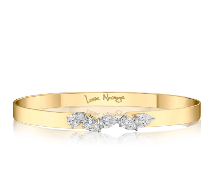 Angled Pear Love Always Bracelet
