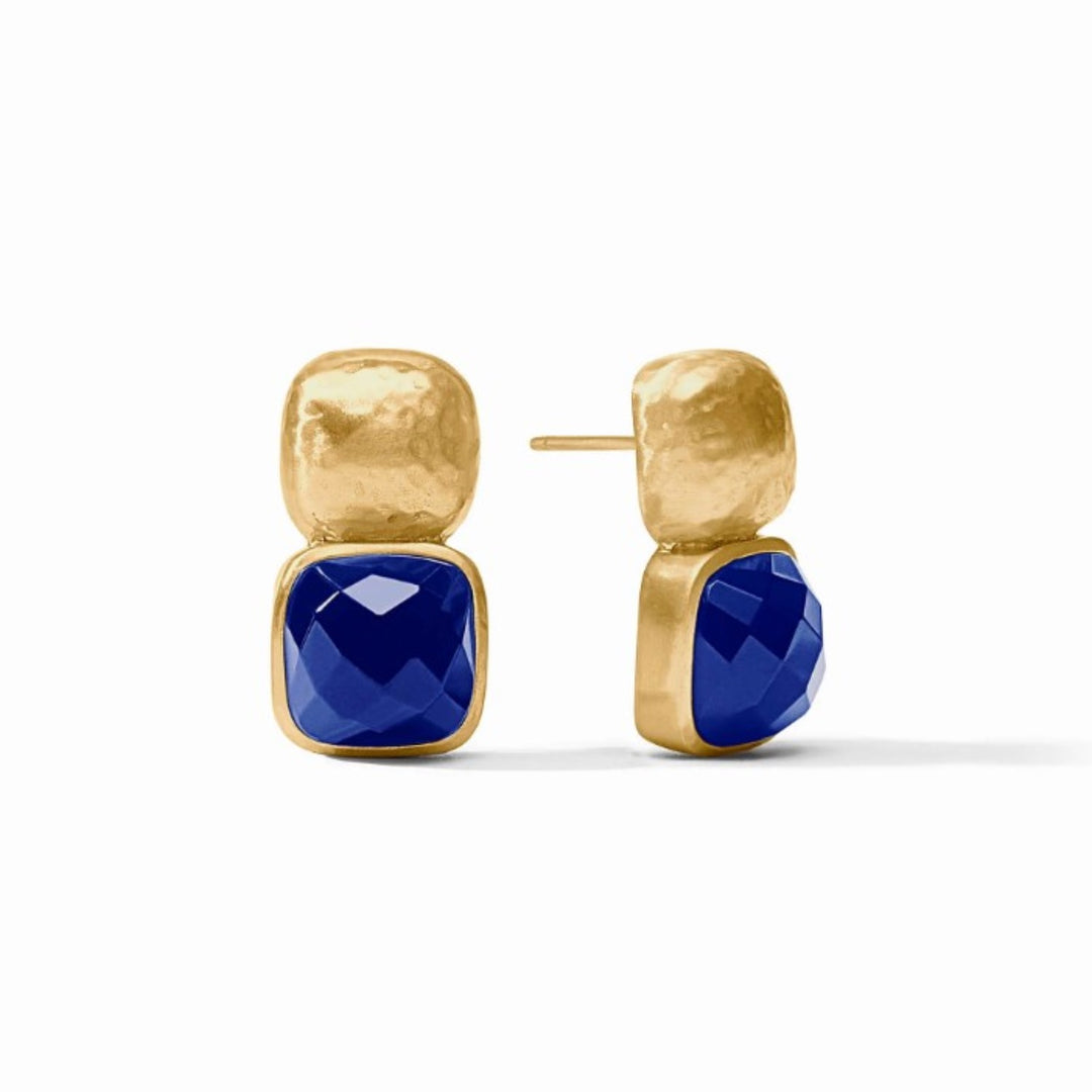 Catalina Earring In Iridescent Sapphire Blue