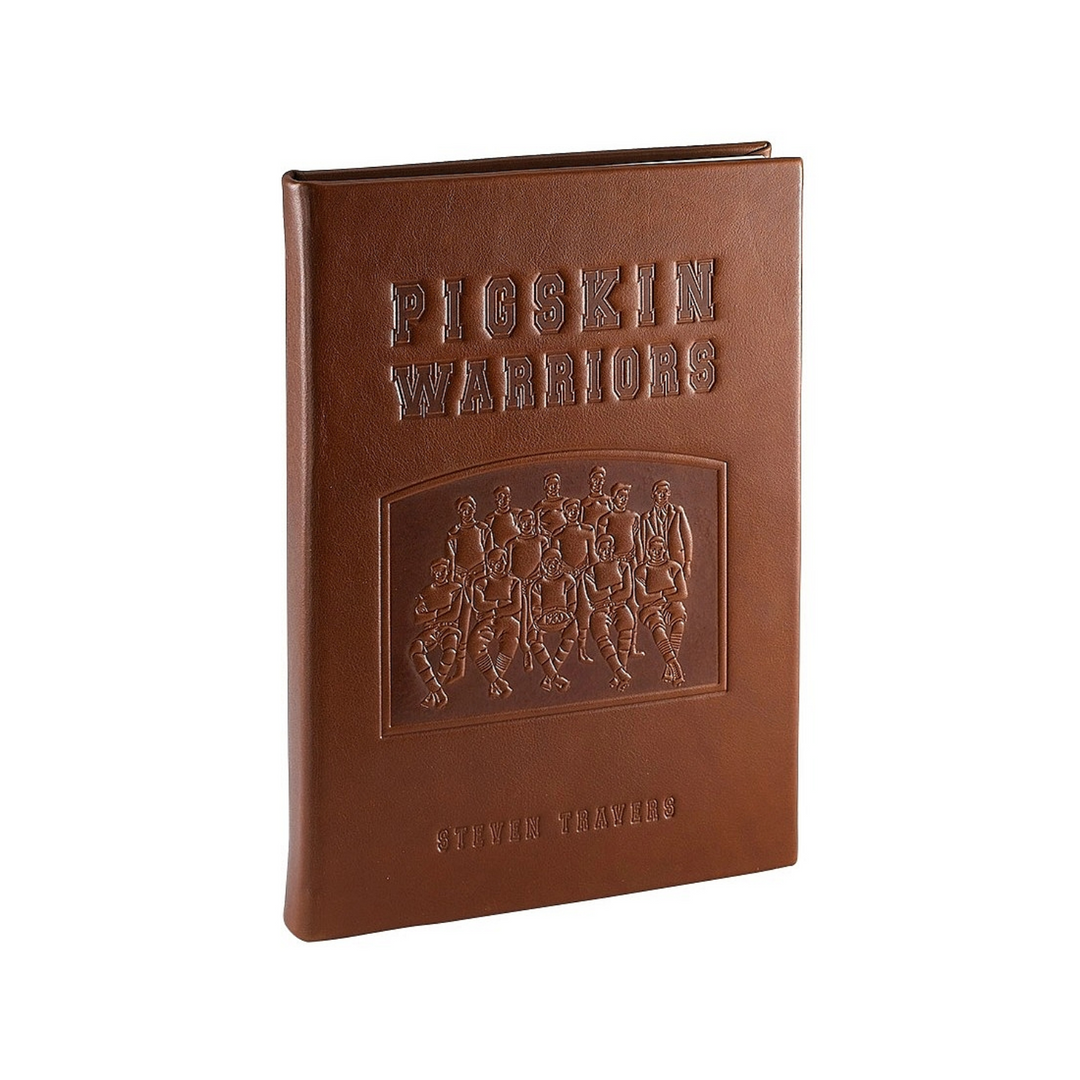 "Pigskin Warriors" Leather Bound Book