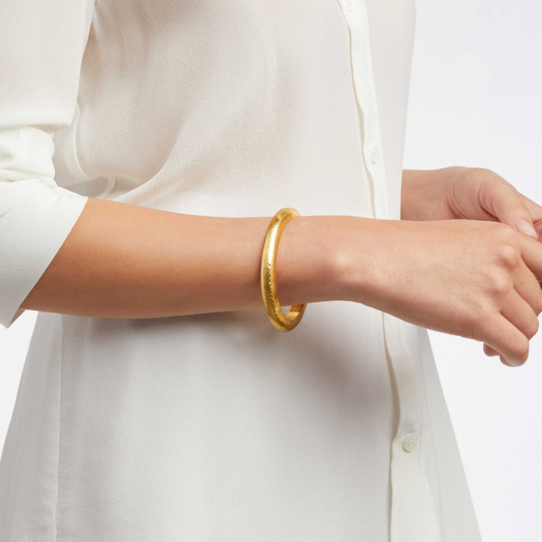 Catalina Hinge Gold Bangle