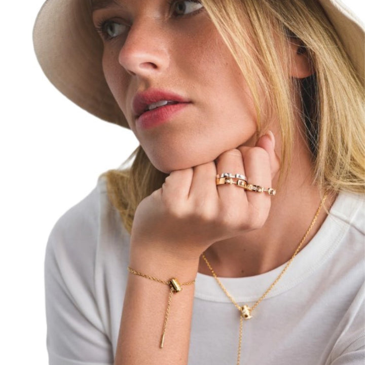 Paved Mini Latch Bracelet
