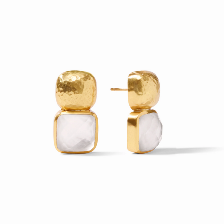 Catalina Earring With Iridescent Clear Crystal