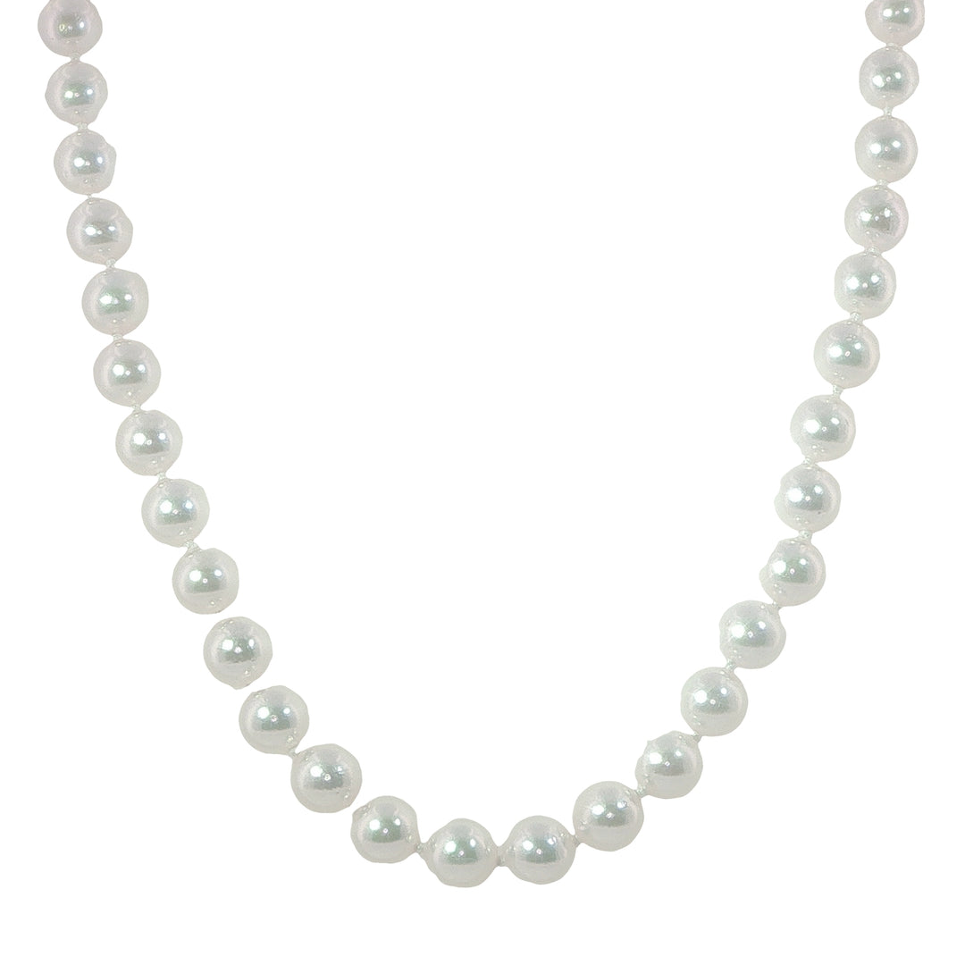 6.5mm x 6mm Japanese Akoya Cultured Pearl Necklace - 16"