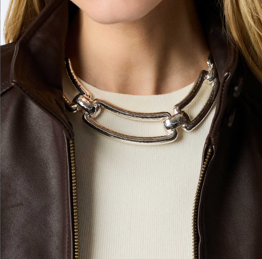 Silver Sahara Collar Necklace