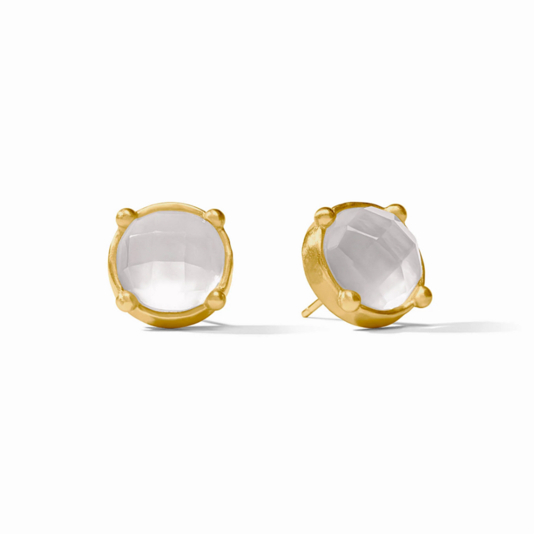 Honey Stud In Iridescent Clear Crystal