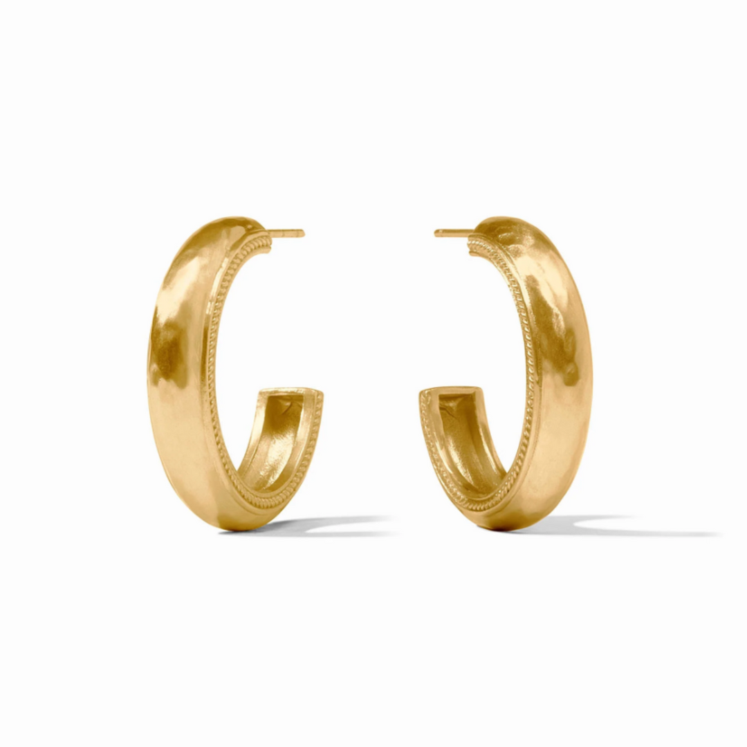 Cannes Gold Hoop - Medium