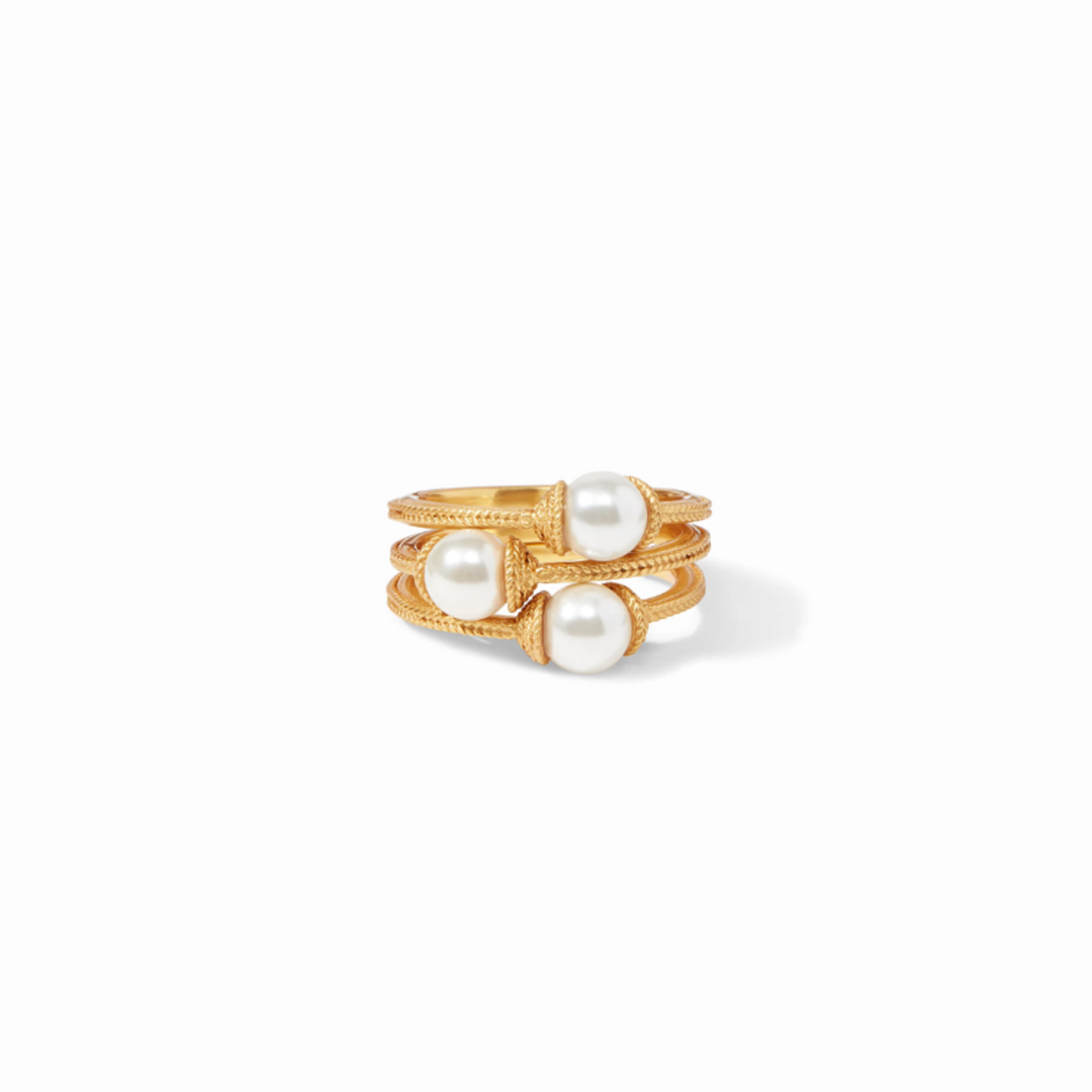 Calypso Trio Pearl Ring - Size 7