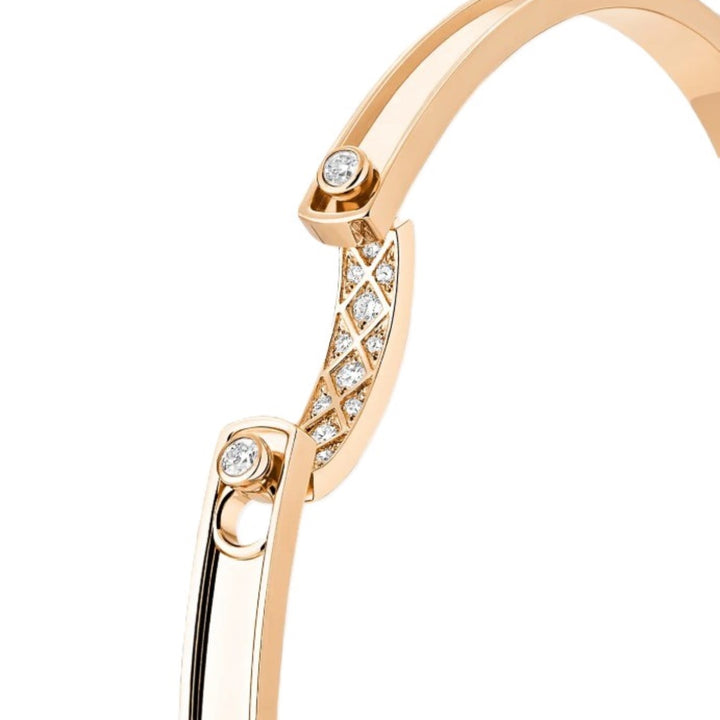 Rose Gold Parisian Stroll Mood Bangle