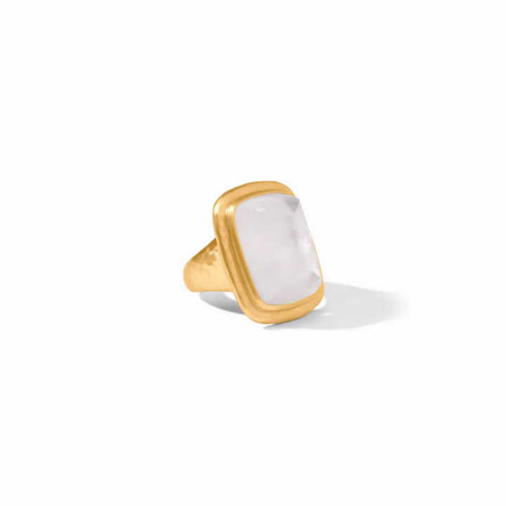 Sahara Stone Ring In Iridescent Clear Crystal - Size 7