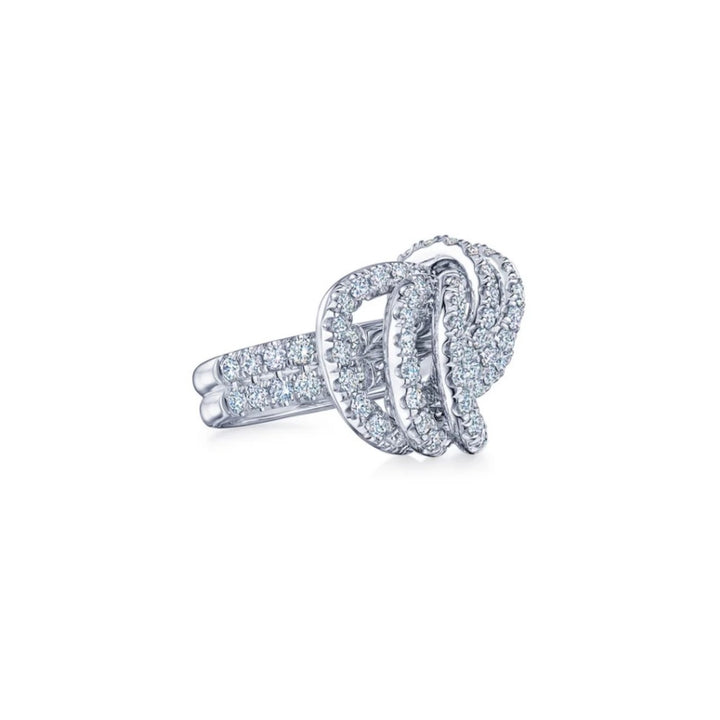 Entwine Open Knot Diamond Ring - Size 6.75