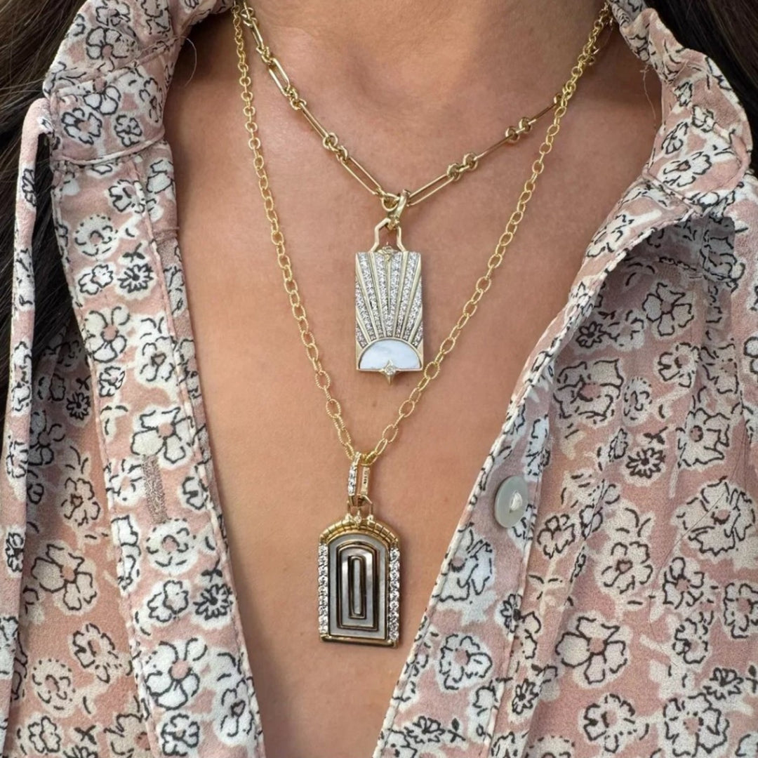 Be the Light Elongated Tablet Pendant