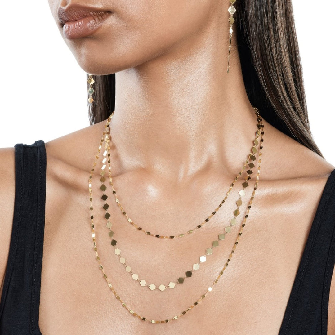 Triple Strand Kite Remix Necklace
