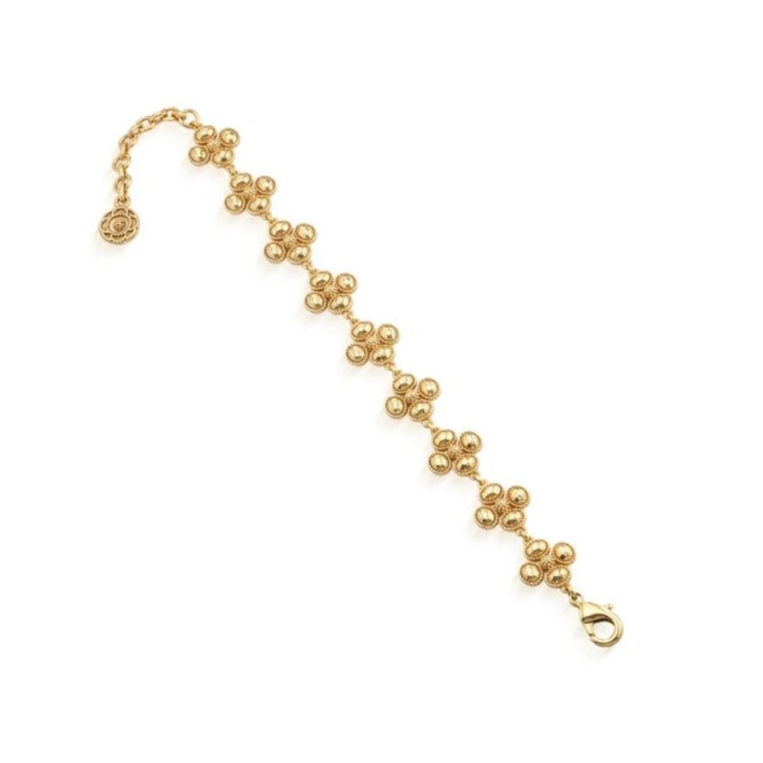Berry Clover Linear Bracelet - 7-9"