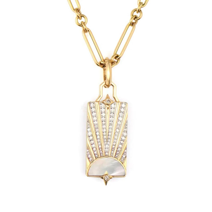 Be the Light Elongated Tablet Pendant