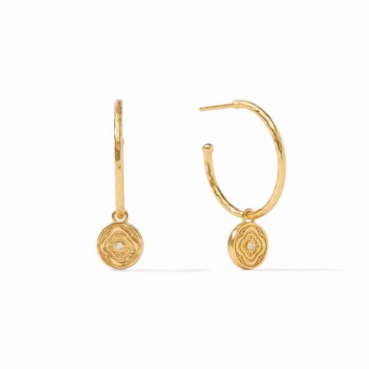 Astor Hoop + Charm Earring