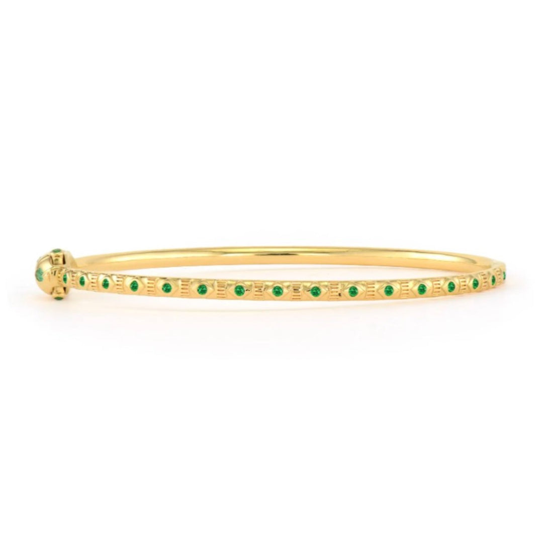Diamondback Snake Bangle - 6.5"