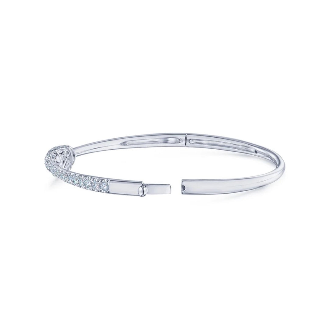 Entwine Diamond Knot Bangle