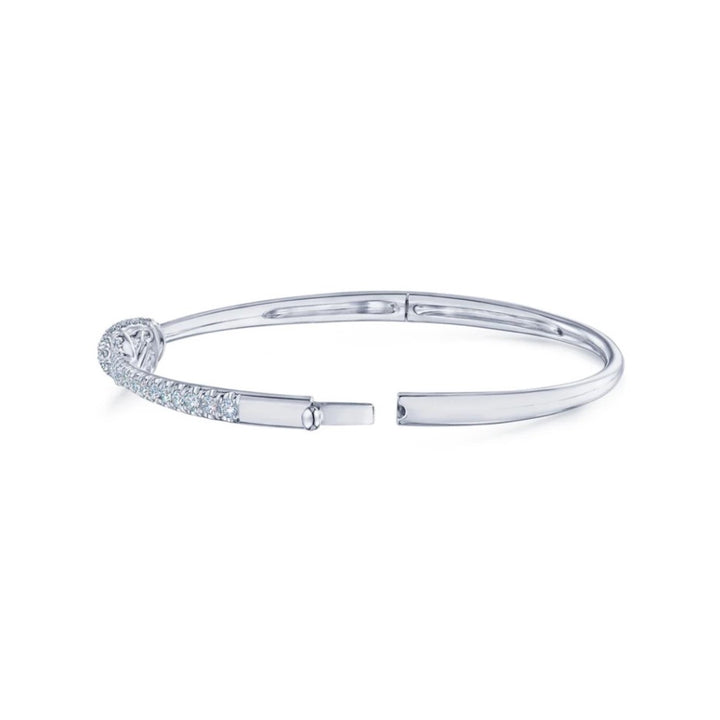 Entwine Diamond Knot Bangle