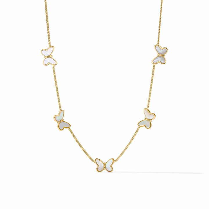 Papillon Delicate Station Necklace