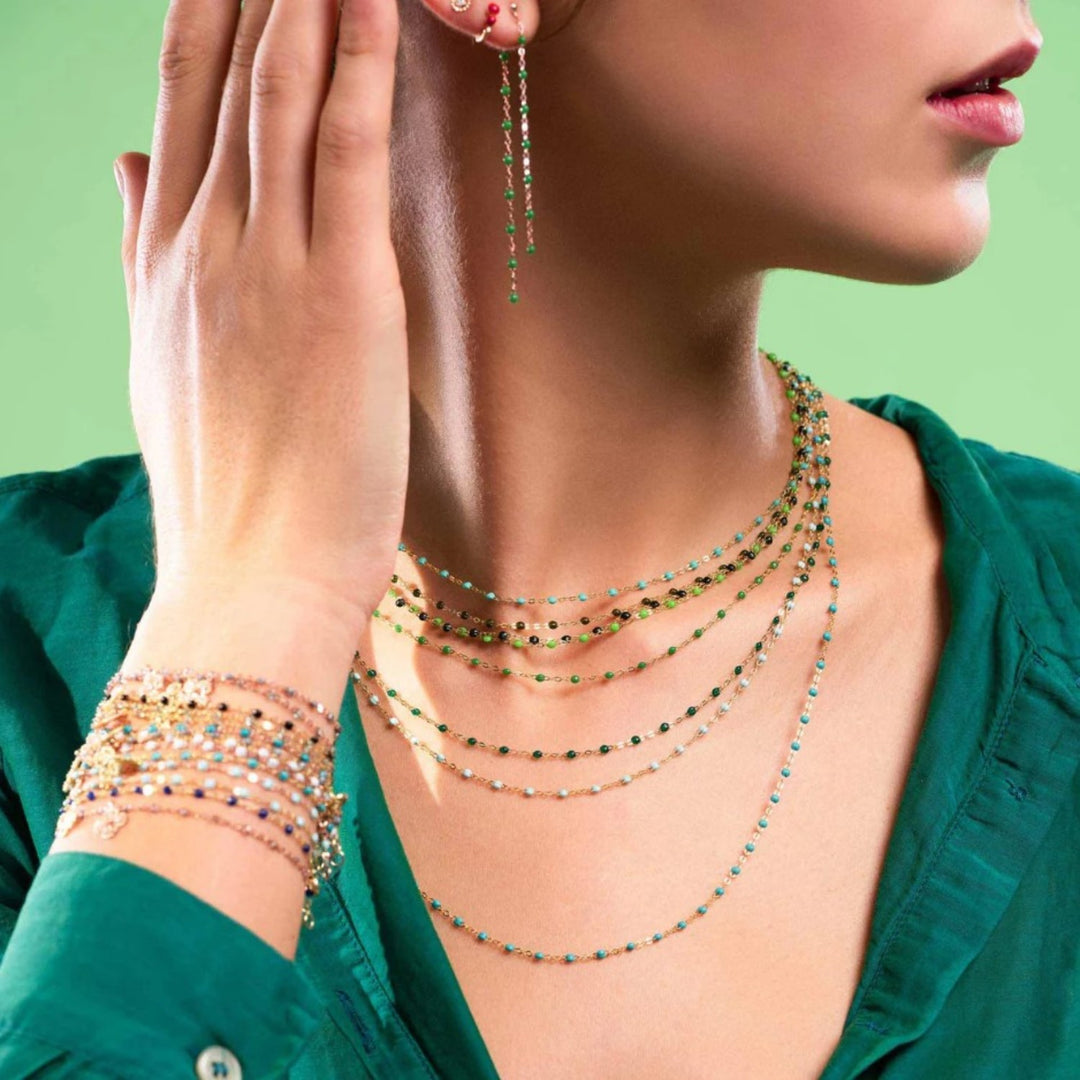 Classic Gigi Jade Necklace - 19.7"