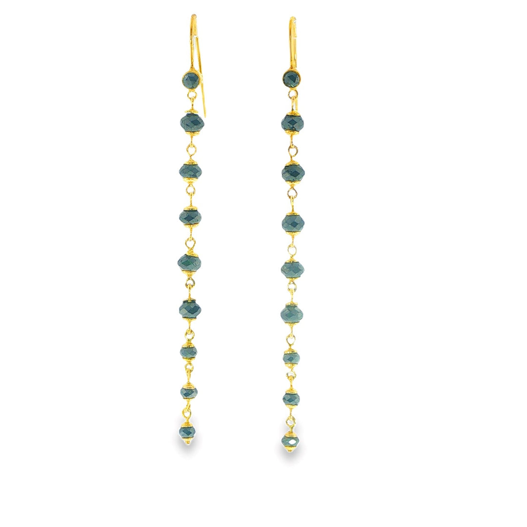 Noir Black Diamond Drop Earrings