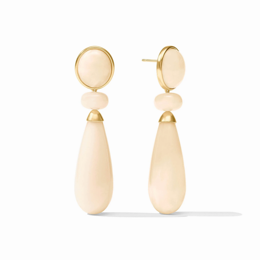 Ivory Amalfi Statement Earrings