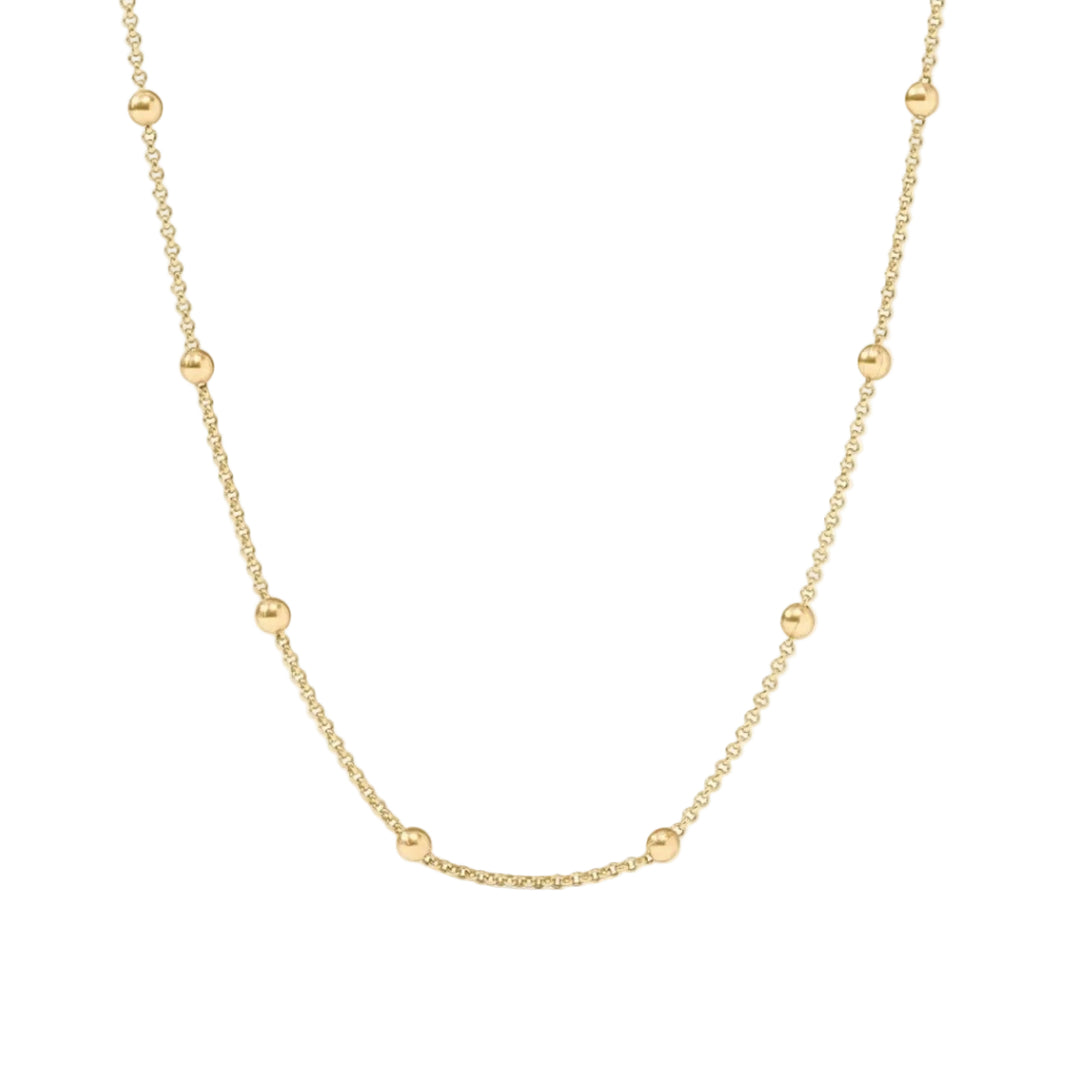 Solara Delicate Station Necklace 43.5"