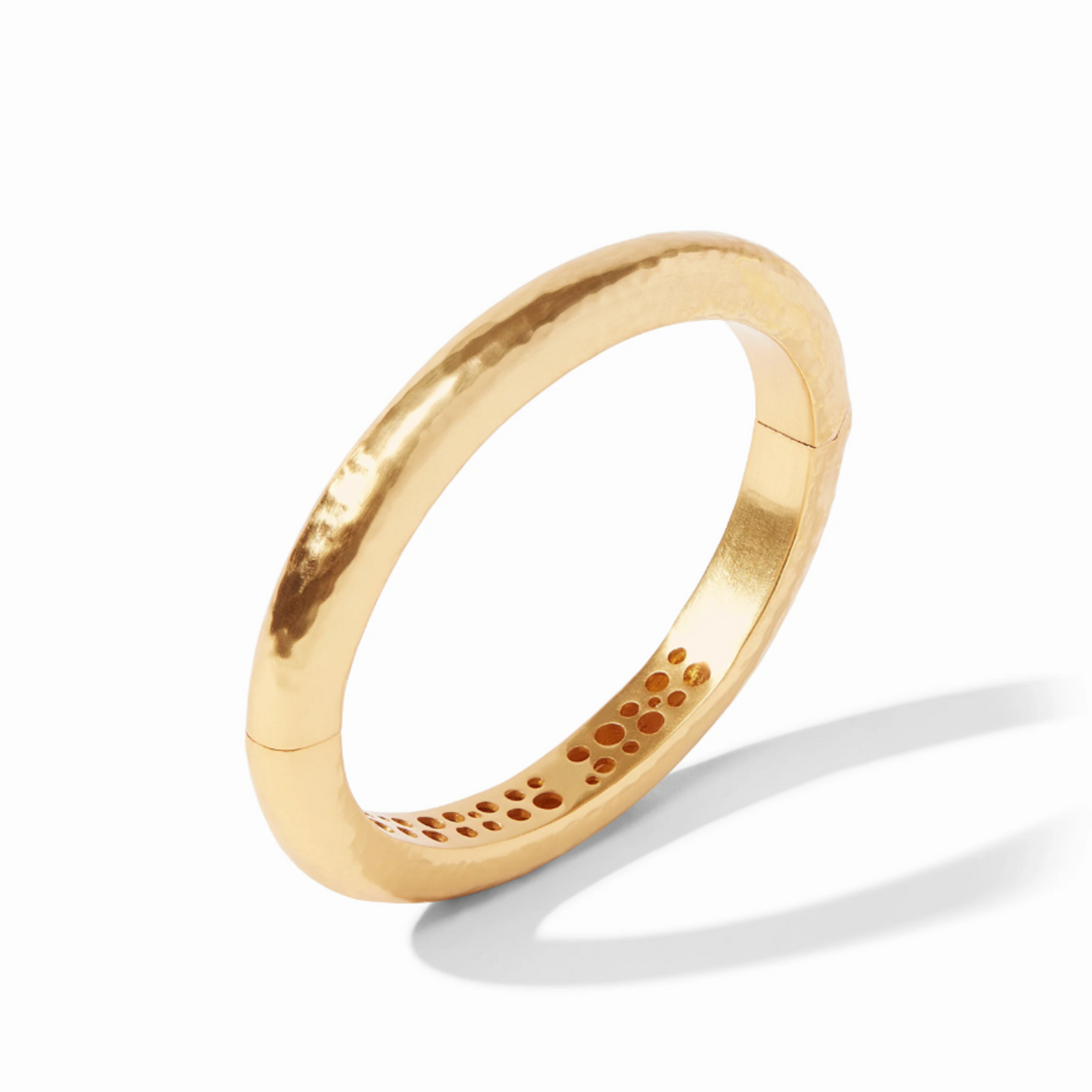 Catalina Hinge Gold Bangle