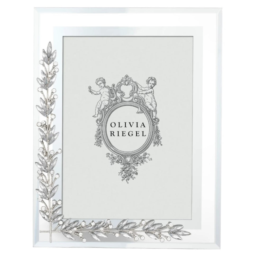 Silver 4x6 Laurel Picture Frame