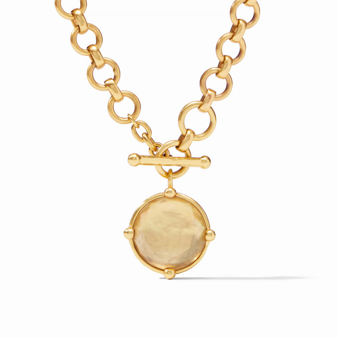 Honeybee Demi Necklace In Iridescent Champagne