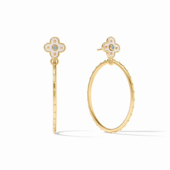 Chalcedony Blue Colette Statement Earrings