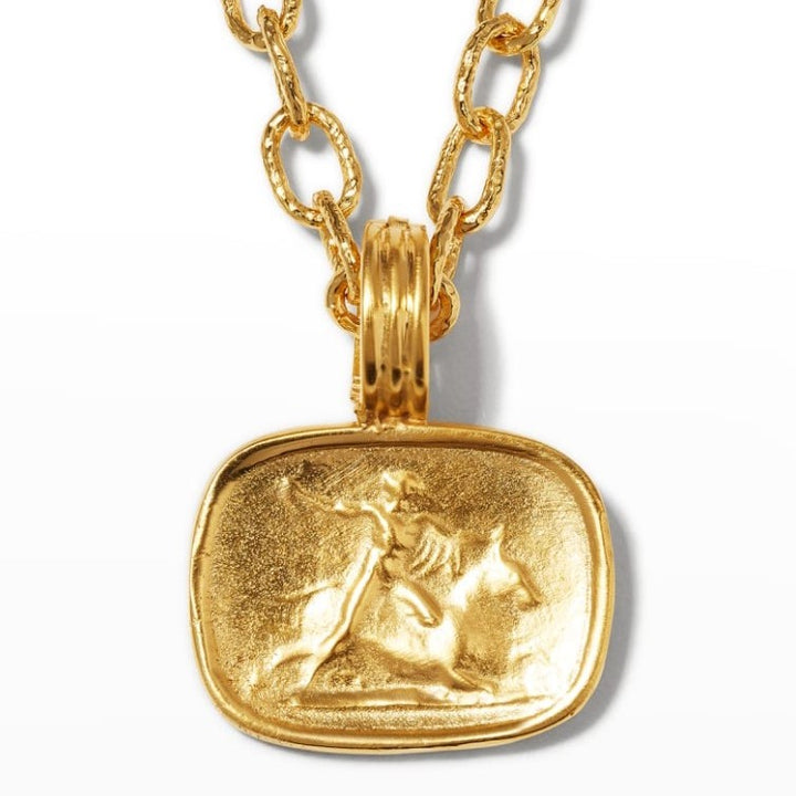 Mirtha Gold Pendant Necklace