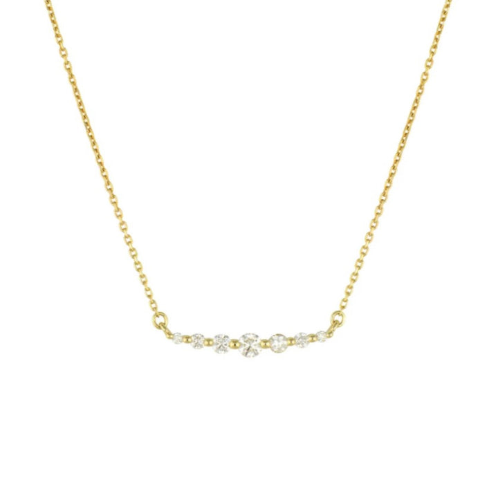 Small Graduated Diamond Necklace