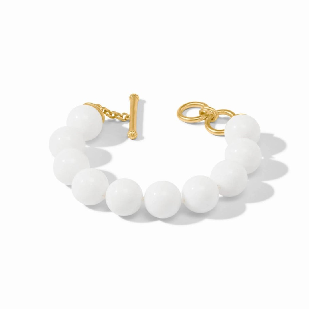 White Jade Portofino Beaded Bracelet
