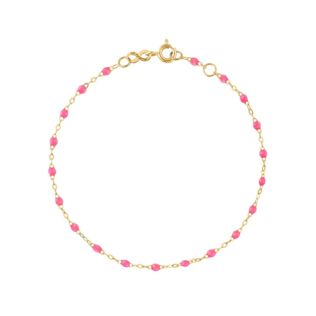 Classic Gigi Neon Pink Bracelet - 6.7"