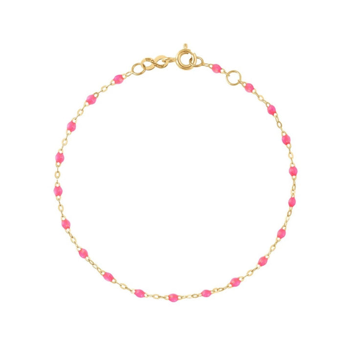 Classic Gigi Neon Pink Bracelet - 6.7"