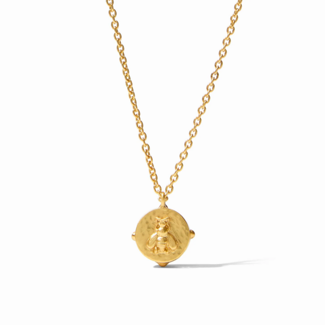 Honeybee Solitaire Necklace In Cubic Zirconia