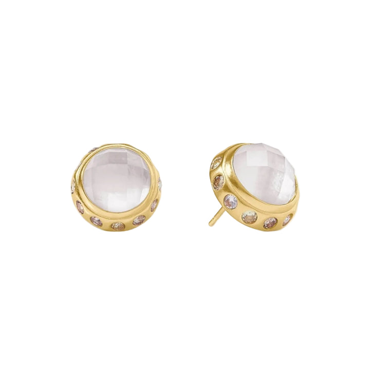 Rainbow Stud In Iridescent Clear Crystal