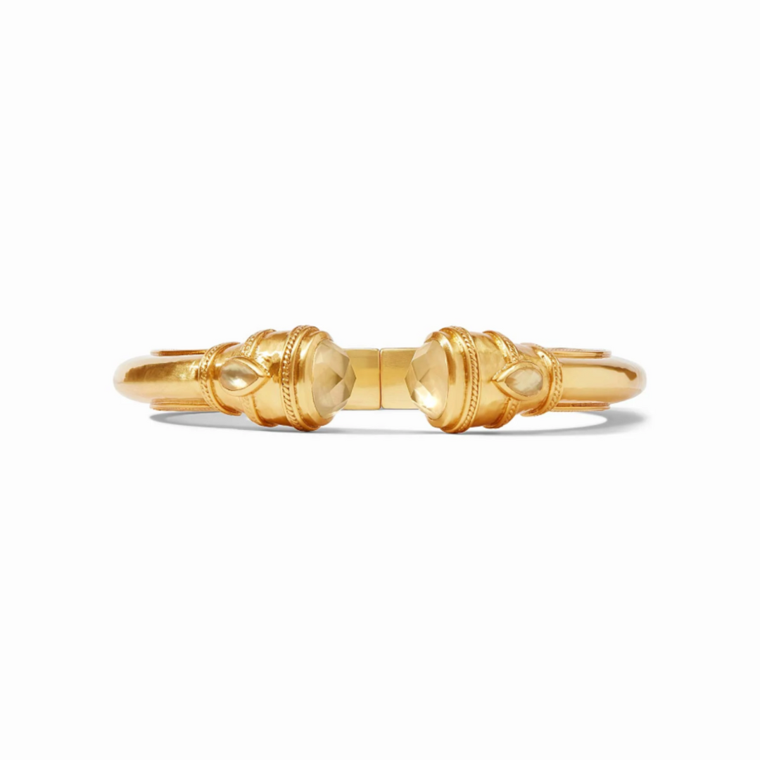 Cannes Demi Cuff With Iridescent Champagne Stones