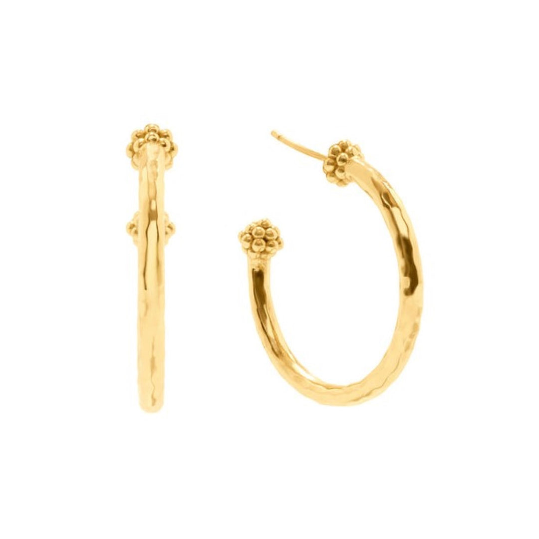 Berry Slice Medium Hoop Earrings