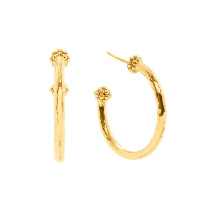Berry Slice Medium Hoop Earrings
