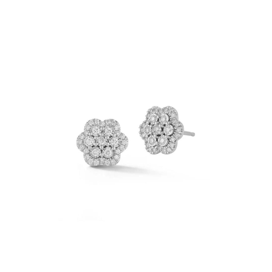 Ava Bea Diamond Flower Studs